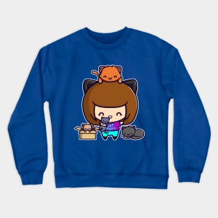 Cat Mom Crewneck Sweatshirt